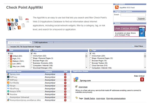 AppWiki Application Classification Library